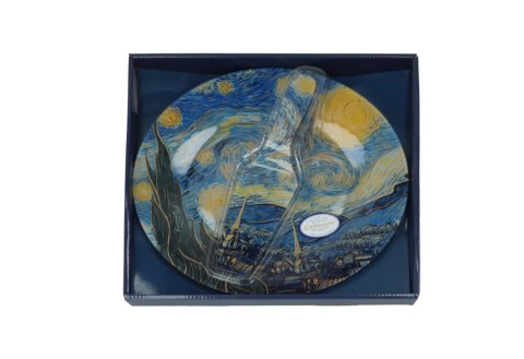 CARM. 198-1224 TALERZ DEKOR. ŁOPATKA VAN GOGH NOC