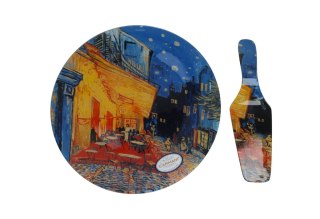 CARM. 198-1227 TALERZ DEKOR. ŁOPATKA VAN GOGH TARA