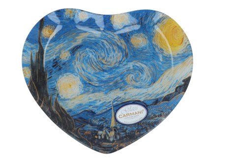 CARM. 198-1426 TALERZ DEKOR. SERCE VAN GOGH NOC