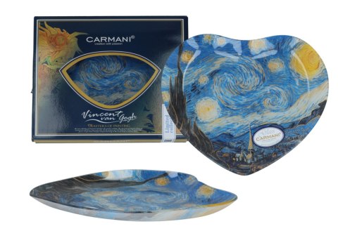CARM. 198-1426 TALERZ DEKOR. SERCE VAN GOGH NOC