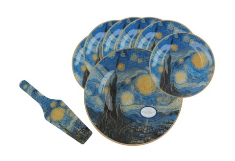 CARM. 198-7551 KPL PATERA + 6 TALERZY VAN GOGH NOC