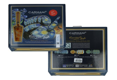 CARM. 198-7552 KPL PATERA + 6 TALERZY VAN GOGH SŁO