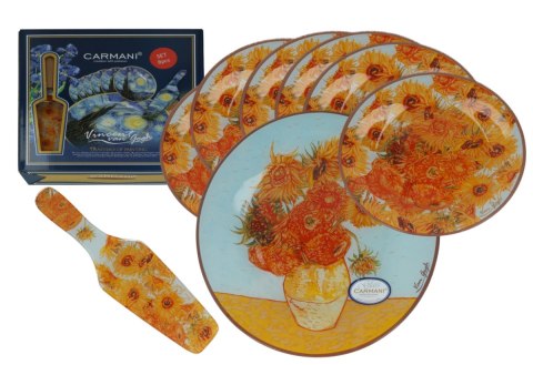 CARM. 198-7552 KPL PATERA + 6 TALERZY VAN GOGH SŁO
