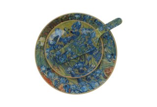 CARM. 198-7553 KPL PATERA + 6 TALERZY VAN GOGH IRY