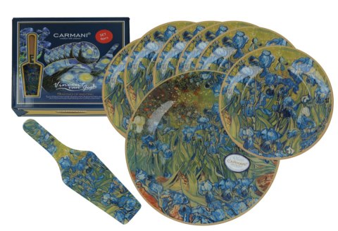 CARM. 198-7553 KPL PATERA + 6 TALERZY VAN GOGH IRY