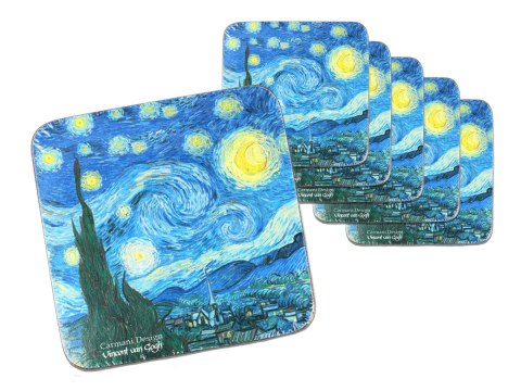 CARM. KPL 6 PODKŁADEK KORK. VAN GOGH 830-0005