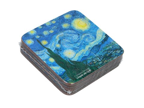 CARM. KPL 6 PODKŁADEK KORK. VAN GOGH 830-0005