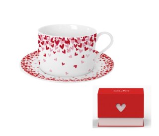 DUO FILIŻANKA 220ml ZE SPODKIEM LOVE 3 K.2373
