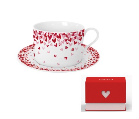 DUO FILIŻANKA 220ml ZE SPODKIEM LOVE 3 K.2373