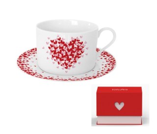 DUO FILIŻANKA 220ml ZE SPODKIEM LOVE 4 K.2380