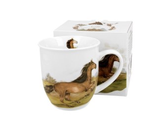 DUO KUBEK 400ML ŚWIAT ZWIERZĄT KOŃ GNIADY K.6365