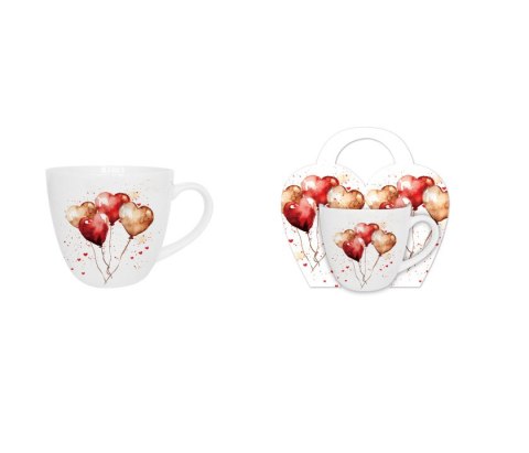 DUO KUBEK 460ML W KOSZYCZKU BALONY 2 K.1550
