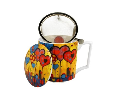 DUO KUBEK ZAPARZACZ MODERN HEARTS K.4637