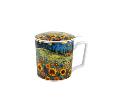 DUO KUBEK ZAPARZACZ MODERN SUNFLOWERS FIELD K.4514