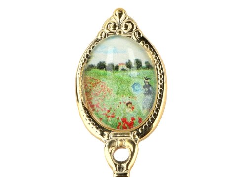 CARM. 103-8135 ŁYŻECZKA DO CUKRU MONET POLE MAKÓW