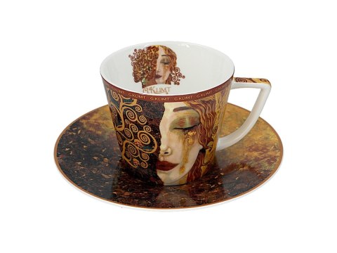 CARM. 532-3403 KPL FILIŻANKA I KUBEK -KLIMT ZŁOTE