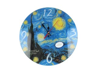 CARM. ZEGAR ŚCIENNY VAN GOGH NOC 198-9905