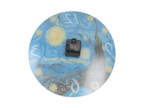 CARM. ZEGAR ŚCIENNY VAN GOGH NOC 198-9905
