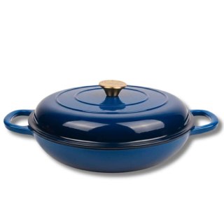 DN30-BLUE NISKI GARNEK ŻELIWNY 30CM NIEBIESKI