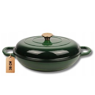 DN30-BOTTLE GREEN NISKI GARNEK ŻELIWNY 30CM ZIELON