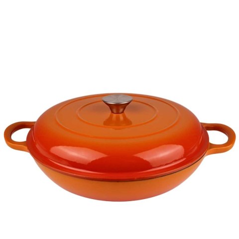 DN30-ORANGE NISKI GARNEK ŻELIWNY 30CM POMARAŃCZOWY