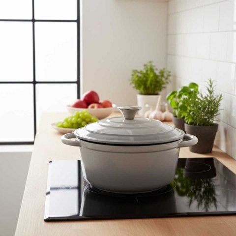 DQ26-GRAY GARNEK ŻELIWNY 26CM SZARY