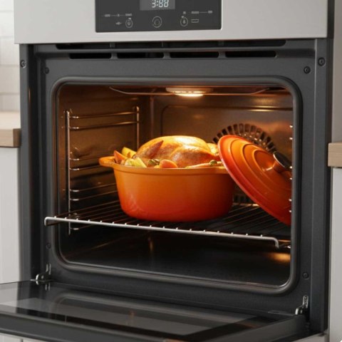 DQ26-ORANGE GARNEK ŻELIWNY 26CM POMARAŃCZOWY