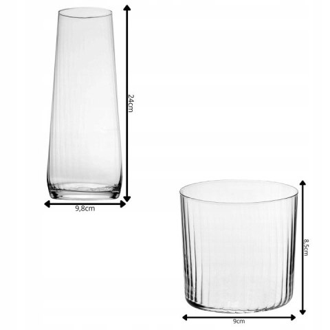KROSNO AVANT GARDE KPL KARAFKA 1L+ 4 SZKLANKI 7672
