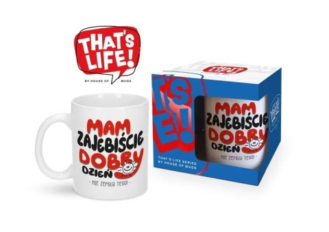 MG THAT'S LIFE KUBEK 300ML DOBRY DZIEŃ K.3024