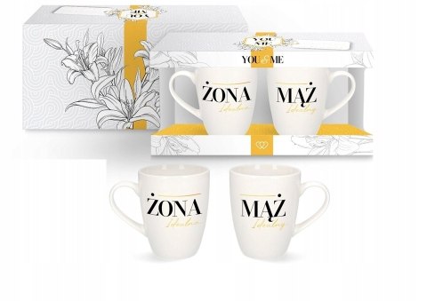 MG YOU&ME KPL 2 KUBKÓW 300ML IDEALNA ŻONA/MĄŻ 2546