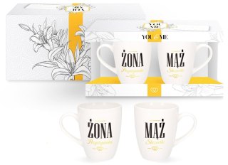 MG YOU&ME KPL 2 KUBKÓW 300ML MĄŻ / ŻONA K.2560
