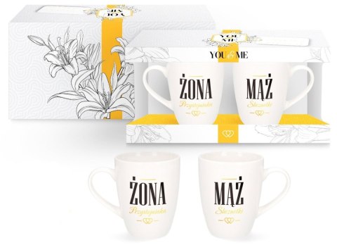 MG YOU&ME KPL 2 KUBKÓW 300ML MĄŻ / ŻONA K.2560