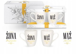 MG YOU&ME KPL 2 KUBKÓW 300ML MĄŻ / ŻONA K.2560