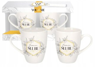 MG YOU&ME KPL 2 KUBKÓW 300ML ROCZNICA ŚLUBU K.2577