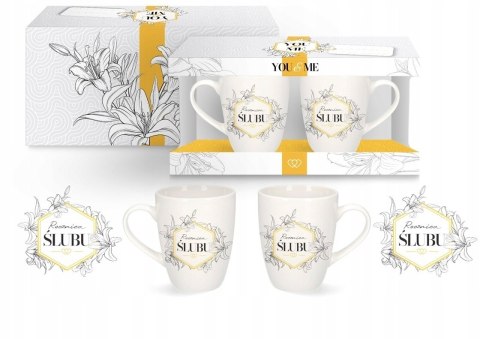 MG YOU&ME KPL 2 KUBKÓW 300ML ROCZNICA ŚLUBU K.2577