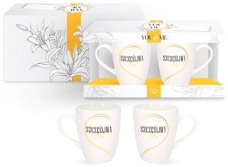 MG YOU&ME KPL 2 KUBKÓW 300ML SZCZĘŚLIWA Z NIM 2553