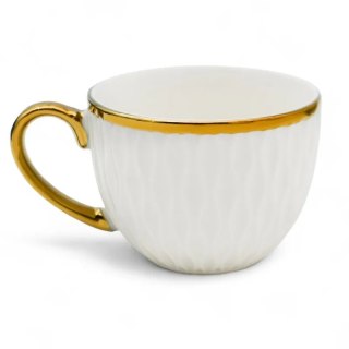 TR. KPL 2 FILIŻANEK 280ML ZE SPOD. BF-2804-2 GOLD