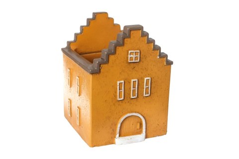 33480 Osłonka domek Curacao O8,6x8/H10,5cm pomarań