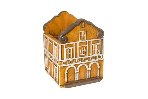 33480 Osłonka domek Curacao O8,6x8/H10,5cm pomarań
