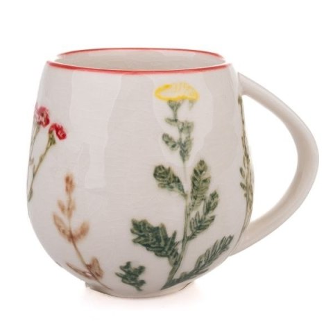 DS HM3906 KUBEK 240ML RĘCZNIE MALOWANY KWIATY