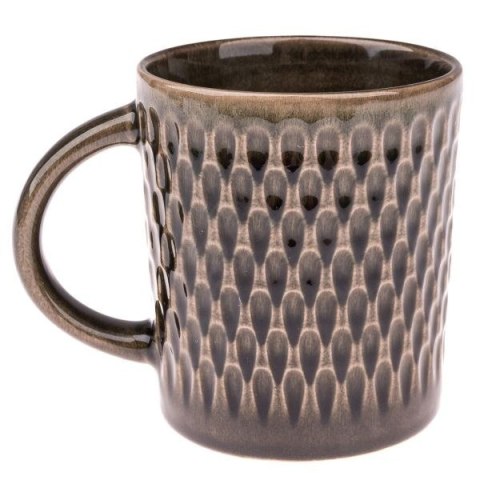 DS HP663 KUBEK 420ML CERAMICZNY CIEMNY BRĄZ