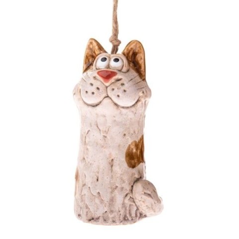 DS LUZ24010 CERAMICZNY DZWONEK - KOT