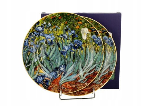 DUO KPL 2 TALERZY DESER VAN GOGH IRISES 57720