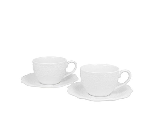 DUO KPL 6 FILIŻANEK 210ML ZE SPODKAMI ALICE 81237