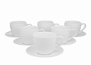 DUO KPL 6 FILIŻANEK 260ML ZE SPOD. TWILIGHT 81084
