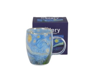 DUO KUBEK SZKLANY PODW.ŚCIANKA STARRY NIGHT 80209