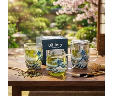 DUO KUBEK SZKLANY THE GREAT WAVE HOKUSAI 80704