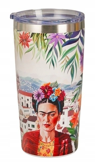DUO KUBEK TERMICZNY PROSTY MEXICAN ART RED 78749