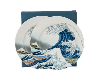 KPL 2 TALERZY DESEROWYCH THE GREAT WAVE HOKUSAI