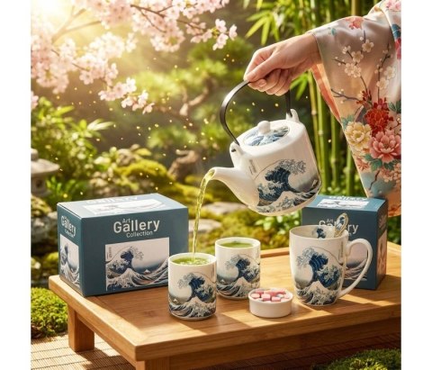 KPL 2 ZŁOTE ŁYŻECZKI GREAT WAVE HOKUSAI 80728